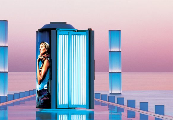 ergoline lounge blue line solarijum